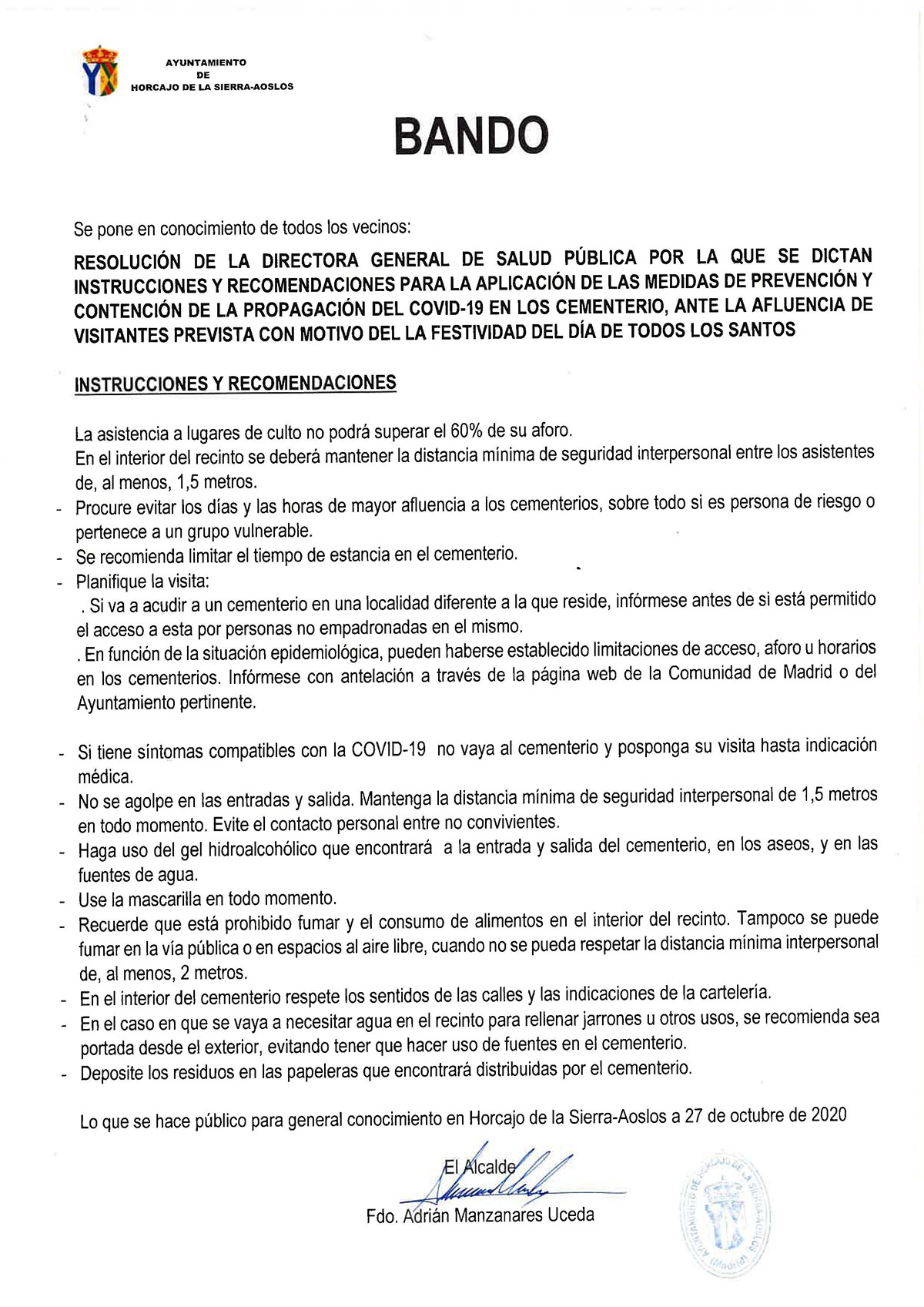 BANDO CEMENTERIO