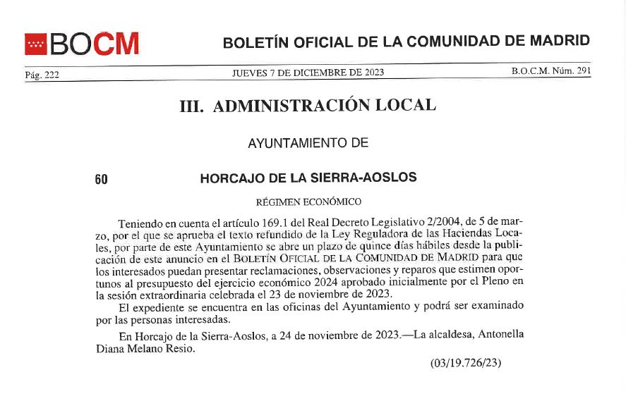 BOCM 291 20231207