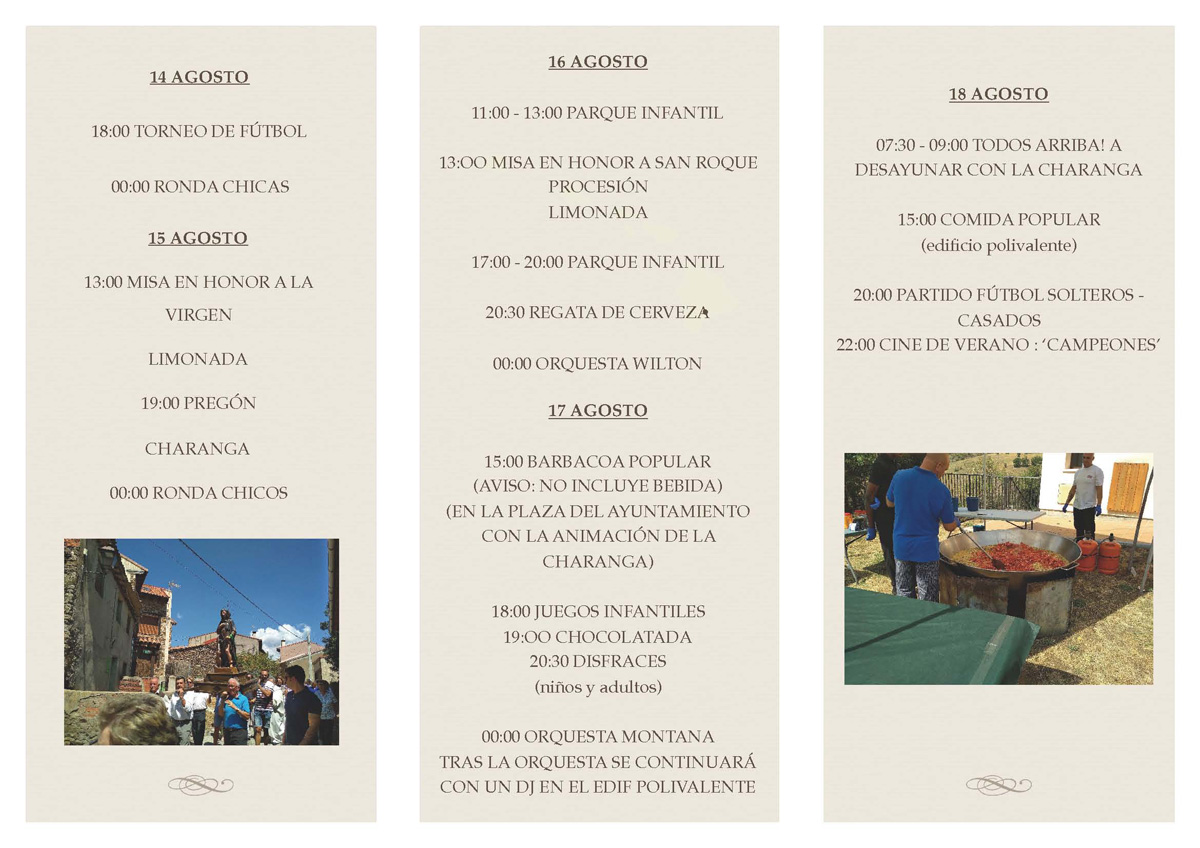 PROGRAMA FIESTAS 2019 2