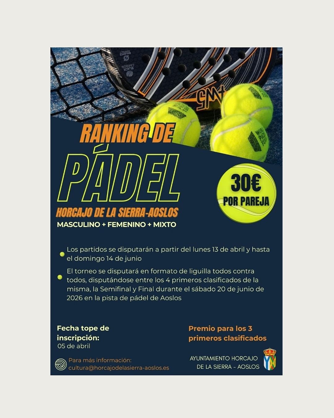 ranking de padel 2026