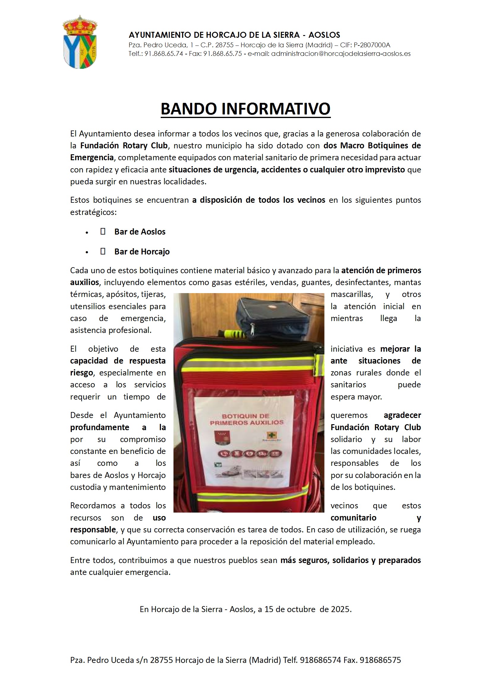 Bando Botiquin conv 1